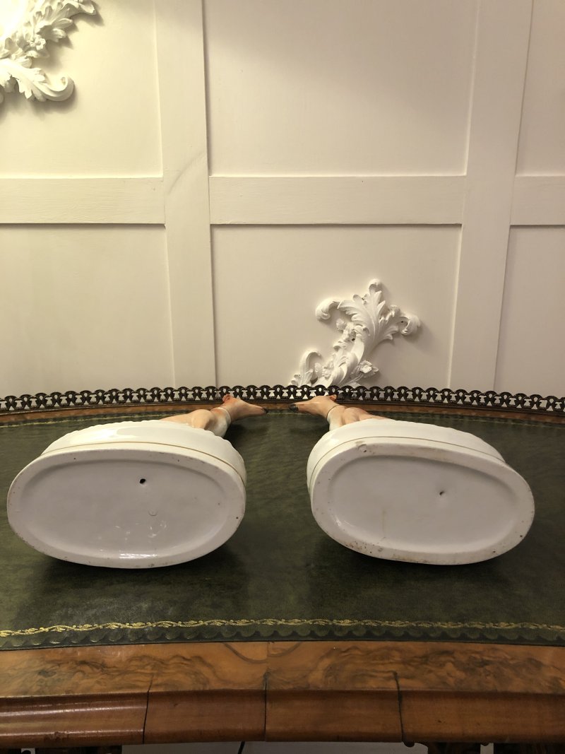 Fine Pair of Antique Staffordshire Greyhounds - Image 19